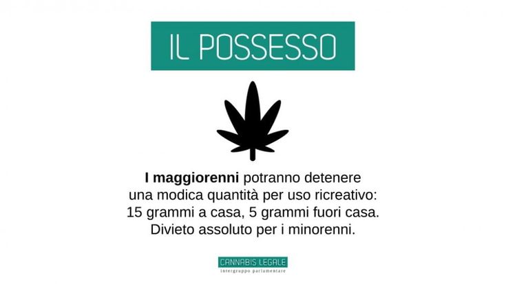 #Cannabislegale, il progetto di legge in otto schede