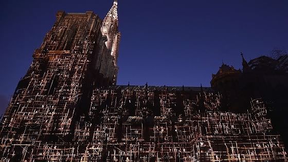 Strasburgo: regalo di luci per i 1000 anni del duomo