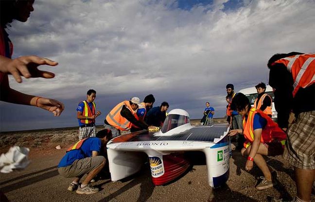 Partecipare alla World Solar Challenge, che fatica