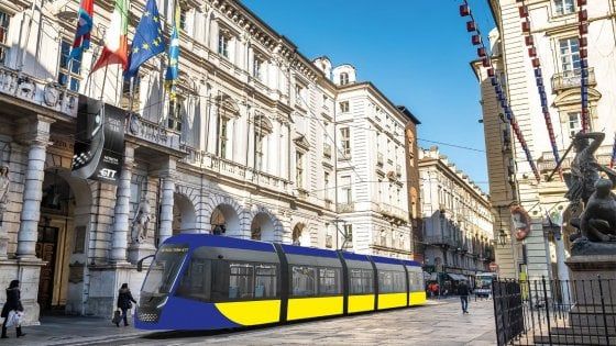 Torino, ecco come saranno i nuovi tram: più "appuntiti" e con i colori della città