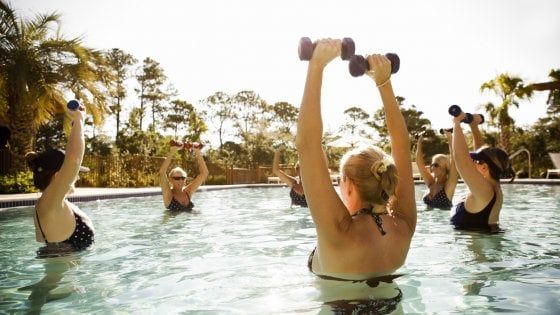 Giochi d’acqua per tornare in forma