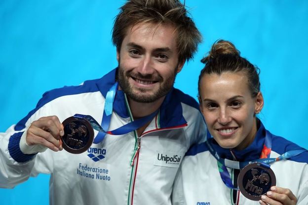 Tuffi, ancora un podio mondiale per la Cagnotto: bronzo nel sincro misto
