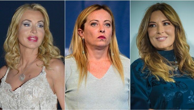 Meloni fa litigare Valeria Marini e Selvaggia Lucarelli. La soubrette: "Lei rispetta le donne". La giornalista: "Dal carro del gay pride a quello del vincitore è un attimo"