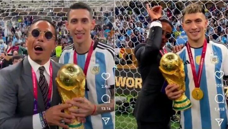 Salt Bae in campo con l'Argentina e la coppa del mondo: la Fifa apre un'indagine