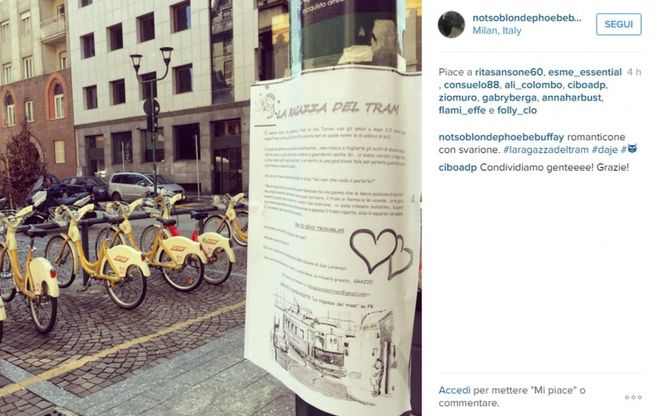 "Cerco la ragazza del tram", volantini e campagna web: Milano fa il tifo per il contabile innamorato 
