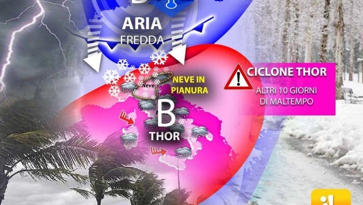 Previsioni meteo: ancora 10 giorni con tanta neve e venti di tempesta