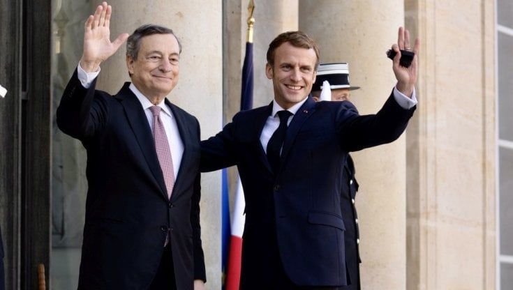 La cena francese di Draghi