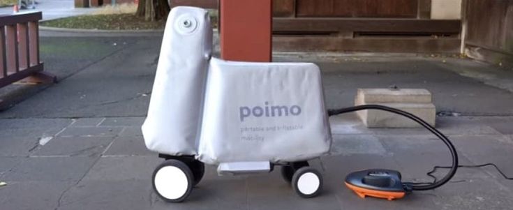 Sorpresa, arriva lo scooter gonfiabile