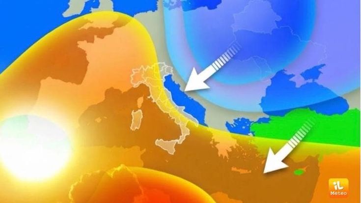 Weather forecast: stable and sunny conditions until Friday, then colder air arriving from the Balkans