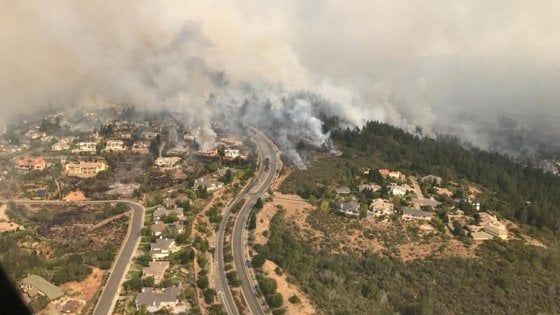 Incendi, a fuoco la tenuta dei marchesi Antinori in California