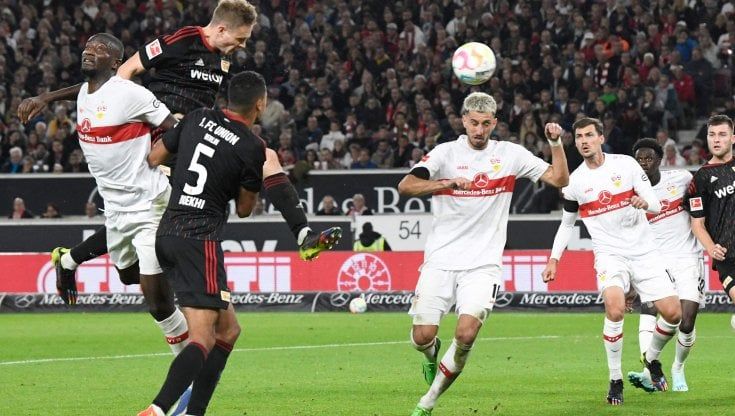 Bundesliga, l'Union Berlino vince a Stoccarda e torna capolista solitario