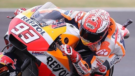 MotoGp, Marquez vola nelle terze libere del Gp d'Argentina