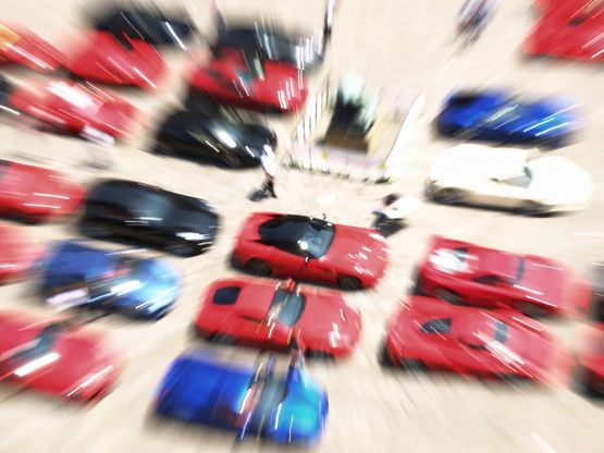Firenze, la "cavalcata" delle Ferrari
