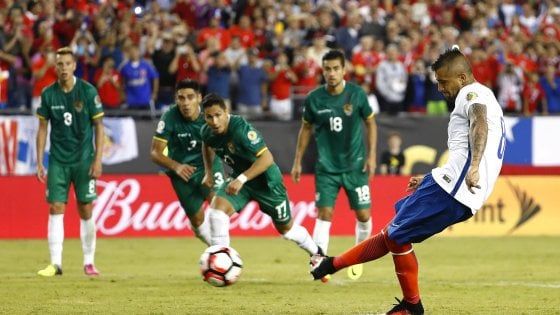 Coppa America: doppio Vidal trascina il Cile, 2-1 alla Bolivia