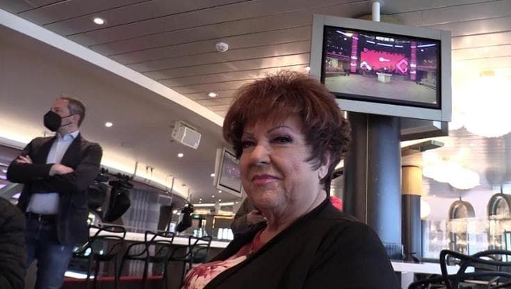 Sanremo 2022, a bordo della Costa Toscana con Orietta Berti: "Ma che crociera, lavoro tutto il giorno"