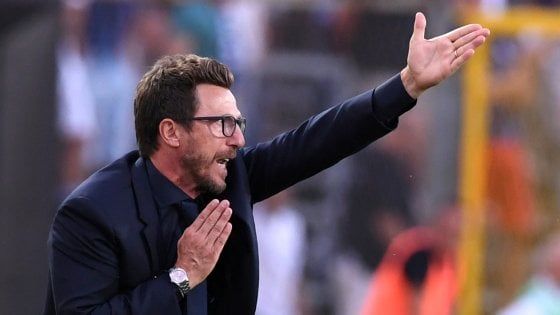 Roma, Di Francesco rompe il seggiolino: "Ero arrabbiato per gli errori"