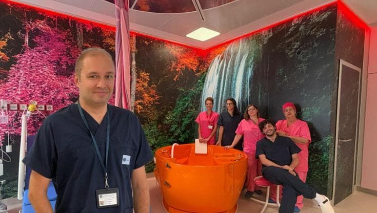 Primo parto in acqua in Irpinia, è nata Ginevra al Moscati di Avellino