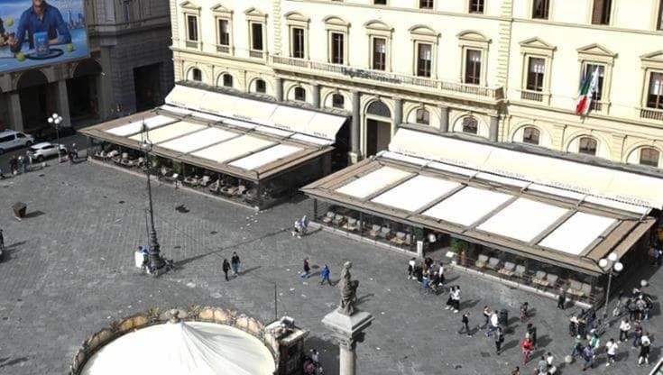 Dehors, accordo tra Palazzo Vecchio e Soprintendenza: cosa cambia in centro