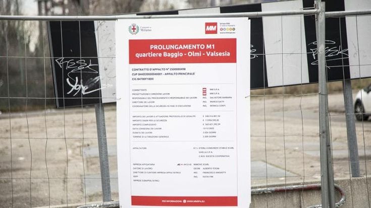 La metropolitana 1 da Bisceglie a Baggio: partiti i lavori, termineranno nel 2032