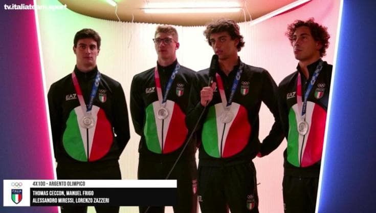 I ragazzi d'argento della 4x100 stile libero: "Abbiamo scritto la storia dello sport italiano"