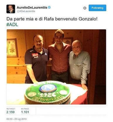 Il 25 luglio 2013 Hiuguain arrivava al Napoli, l'anniversario beffa in rete