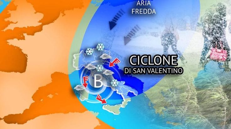 Previsioni meteo, ciclone di San Valentino all’impatto: neve a bassa quota e venti furiosi