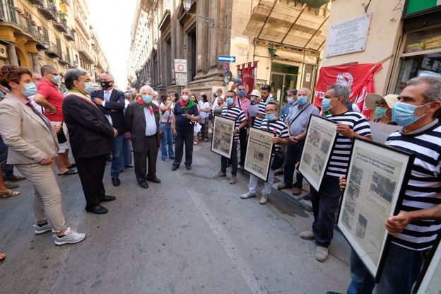 Palermo, il ricordo di Cgil, Fillea e Anpi per le quattro vittime della strage dell'8 luglio 1960