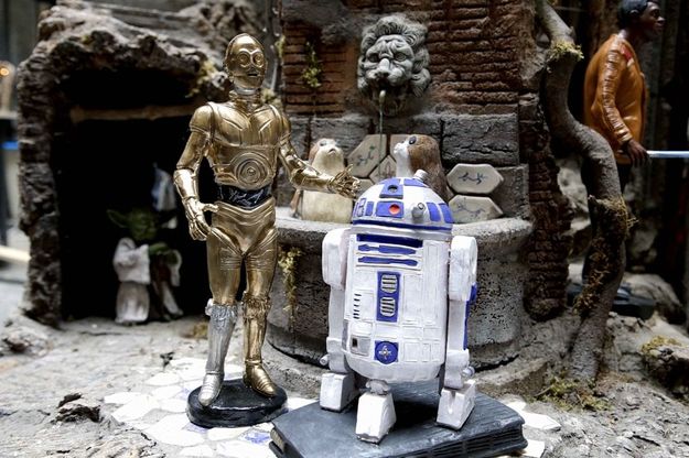 I personaggi di Star Wars diventano protagonisti del presepe napoletano