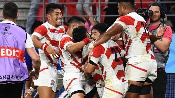 Rugby, Mondiali: il Giappone batte Samoa, ombre sull'ultima meta