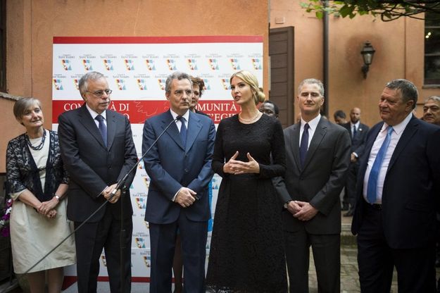 Trump a Roma, la figlia del presidente Ivanka in visita alla comunità di  Sant'Egidio