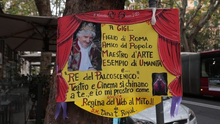 Roma, Funerali Gigi Proietti: "La mia Roma dalla A alla Z"