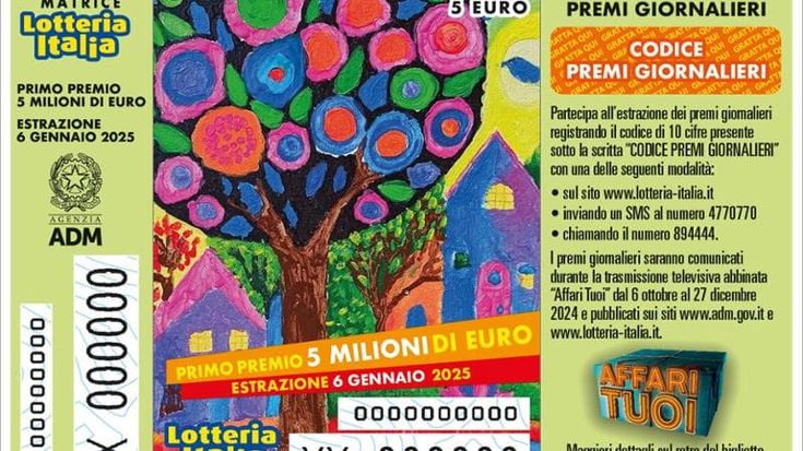Lotteria Italia, oggi l’estrazione. Nella scorsa edizione 26 biglietti vincenti mai riscossi