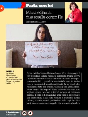 Maisa e Samar, due sorelle contro l'Is
