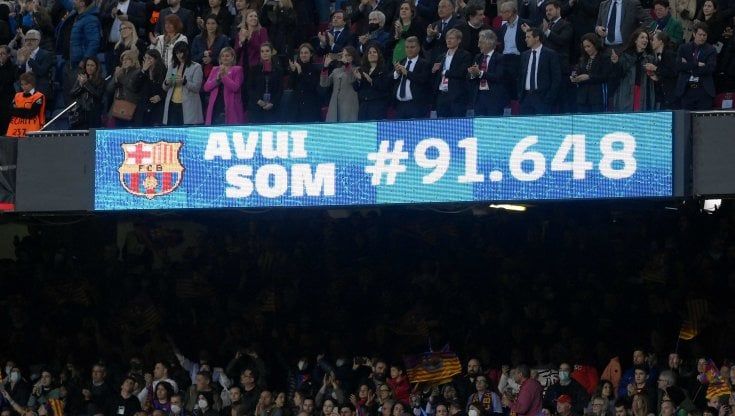 Barcellona da record, 91.648 spettatori al Camp Nou per la Champions femminile