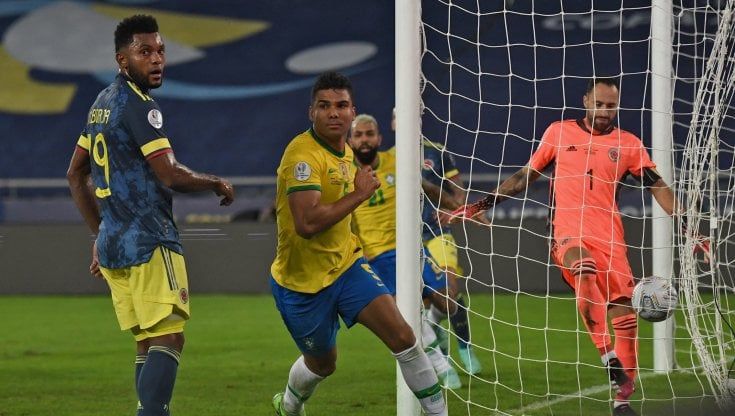 Coppa America, il Brasile soffre ma vince ancora: Colombia battuta 2-1 al 100'