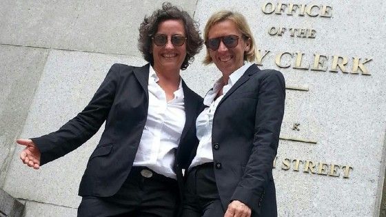 Il viaggio di nozze di Federica e Veronica benedetto dalla Coop