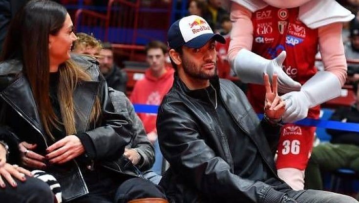 Matteo Berrettini e Melissa Satta insieme a Milano (e quel bacio rubato)