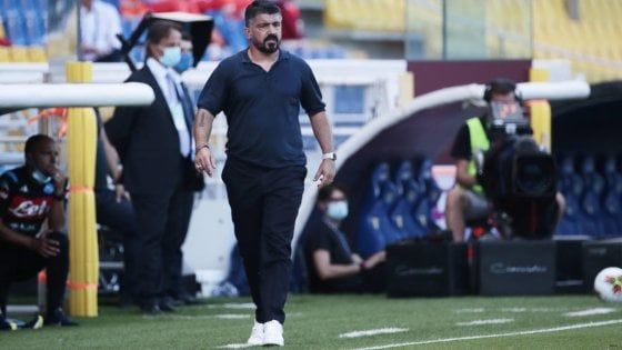 Napoli, Gattuso: "Con Giua sfortunati, se continuiamo così faremo il solletico al Barcellona"