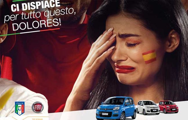 Fiat tifa Italia con Pandazzurri