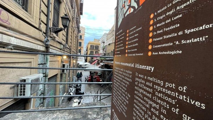 Vucciria, totem per ipovedenti che raccontano i monumenti di Palermo
