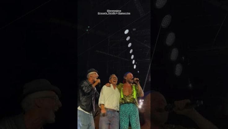 Sono ragazzi fortunati: Fiorello e Muccino sul palco con Jovanotti al Circo Massimo