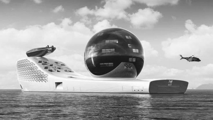“Earth 300”, lo yacht futuristico che sfida il cambiamento climatico