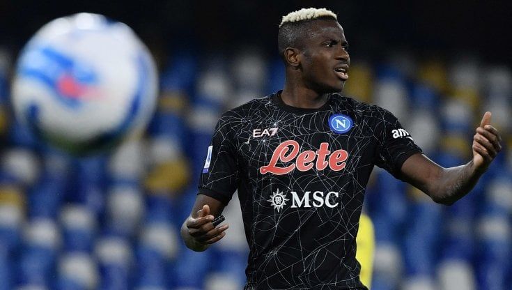 Il Napoli perde Osimhen: risentimento muscolare, niente Salernitana