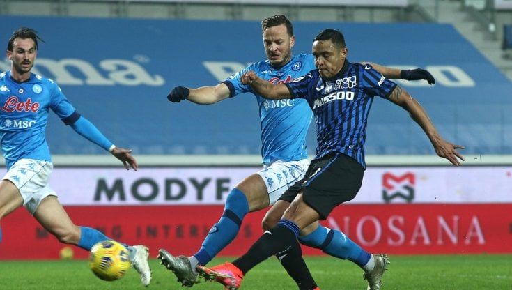 Atalanta-Napoli 4-2: Muriel show, nerazzurri da Champions. Paura per Osimhen: trauma cranico