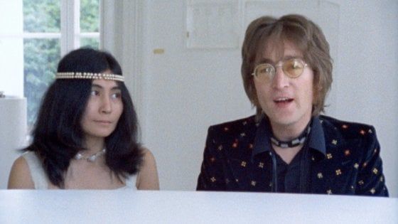 'Imagine', la visionaria vita di  John Lennon e Yoko Ono torna come nuova: il film è restaurato 