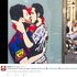 'L'amore è cieco': il bacio tra Messi e Ronaldo, ma è solo un dipinto a Barcellona