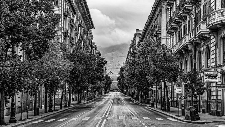 Zona rossa in bianco e nero, Palermo negli scatti di Giuseppe Mazzola