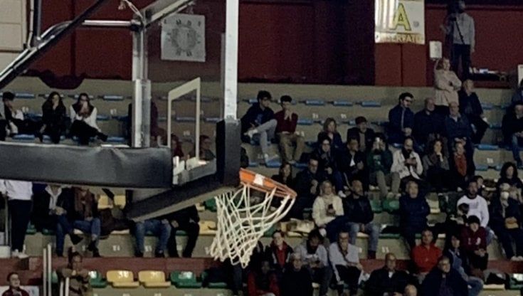 Basket, si piega il canestro dopo la schiacciata: partita sospesa fra Trapani e Rieti 