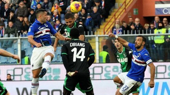 Sampdoria-Sassuolo 0-0, i neroverdi resistono in dieci per oltre un'ora
