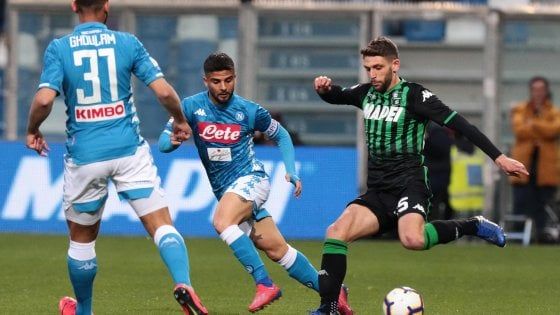 Sassuolo-Napoli 1-1: Insigne risponde a Berardi